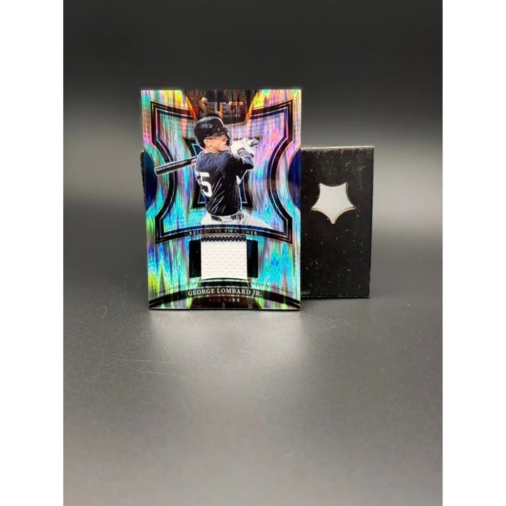 New York Yankees George Lombard Jr 2025 Panini Select Selective Swatches Wave Re